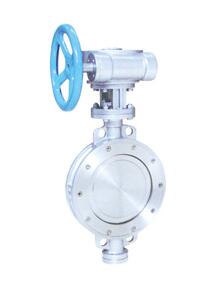 D373-10C/16/25金屬(shǔ)硬密封蝸輪對夾(jiá)蝶閥